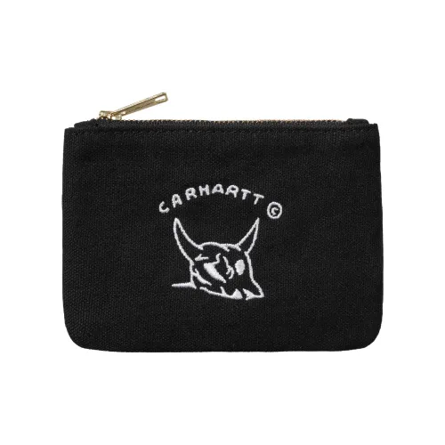 Carhartt WIP Хлопок Canvas Coin Wallet Clutch Wallet Unisex Black