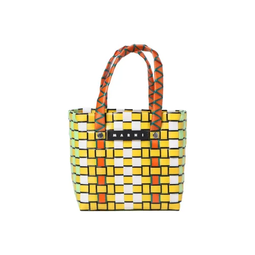 MARNI Полипропиленовая сумка-корзина сумка на одно плечо сумка Extra Mini детский лимон