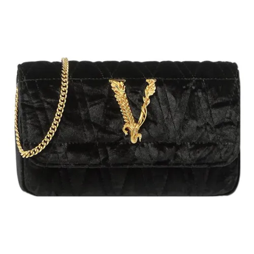 FANSIZHE Virtus Велюр Сумка через плечо Сумка на плечо Женская Черная