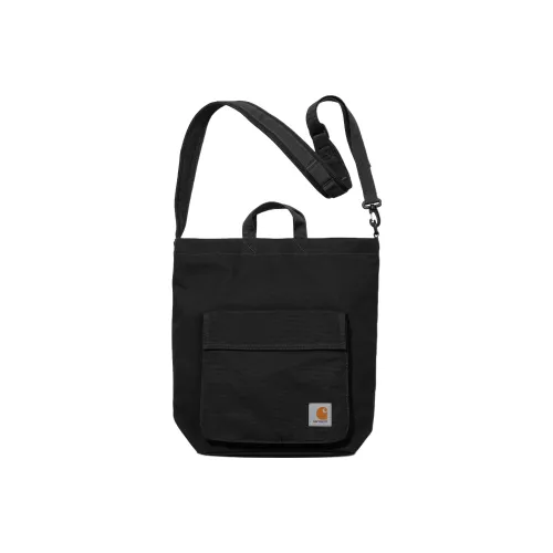 Carhartt WIP Хлопок Canvas Tote Bag Shopping Bag Canvas Shoulder Bag Crossbody Bag Regular Men's Black