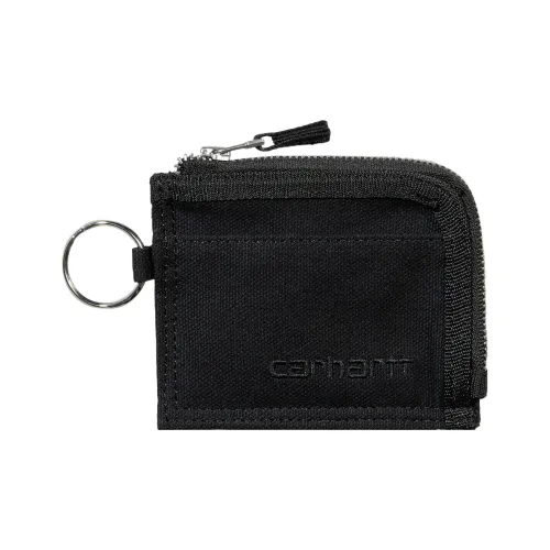 Carhartt WIP Хлопок Canvas Coin Wallet Canvas Wallet Мужской Черный