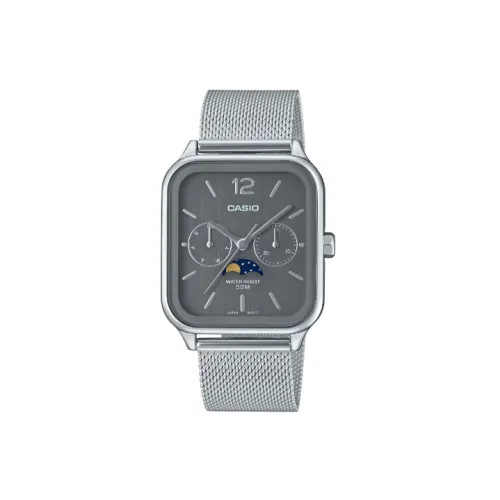 CASIO Standard Series Кварцевый механизм нержавеющая сталь ремешок мужские часы серый циферблат