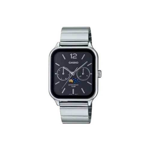 CASIO Standard Series Кварцевый механизм нержавеющая сталь ремешок мужские часы черный циферблат