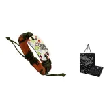 Армейский зеленый, маленький цветок, мир, винтажный браслет