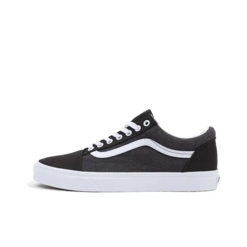 Vans Old Skool Collection Низкие Кроссовки для Скейтбординга Унисекс Черный Белый