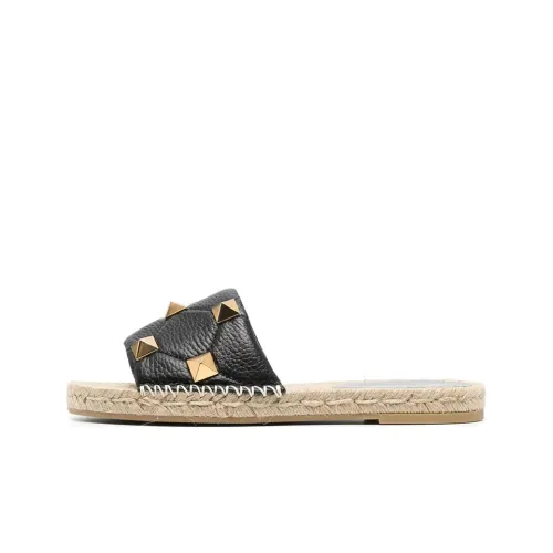 Valentino Roman Stud Stylish Sandals Women's Black