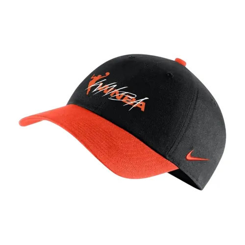 NIKE Наследие Хлопок Кепки Черный Унисекс