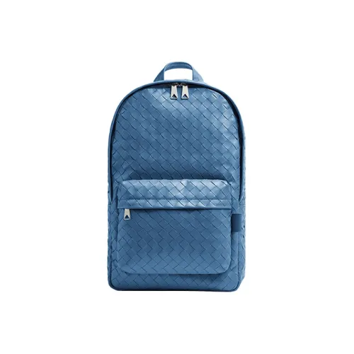 Bottega Veneta Телячья кожа Рюкзак Средний Мужской Синий