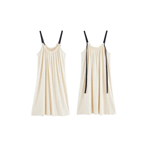 XUANZHITING Ночная сорочка Женская Абрикос