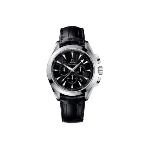 OMEGA Автоматический Механический Часы Мужские AQUA TERRA 150 метров, 44 мм, Черный