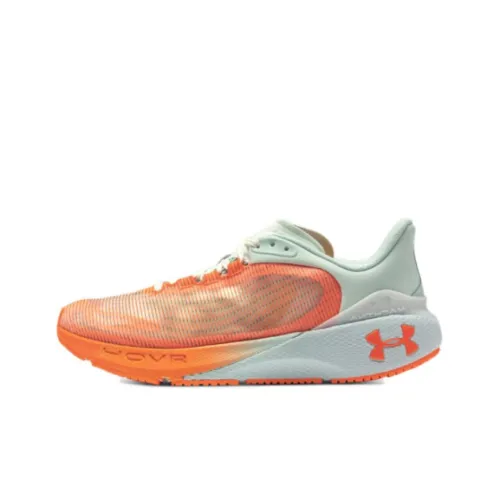 Under Armour HOVR Machina 3 Low Топ Тренировочные Беговые Кроссовки Женские Зеленый Оранжевый