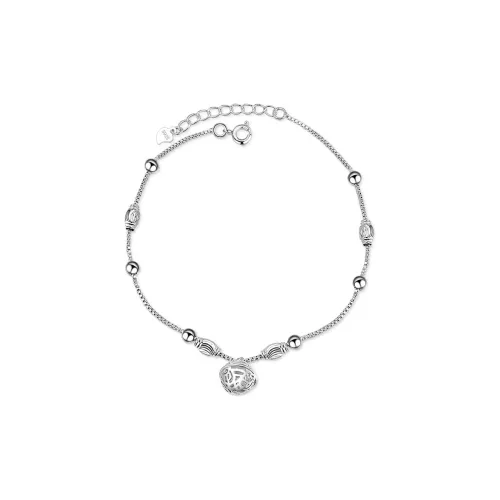 PIARA Медные браслеты на щиколотку, серебряные, женские