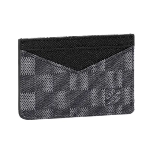 LOUIS VUITTON NéoNoé Холст Картхолдер Картхолдер Мужской Серый Шахматный узор