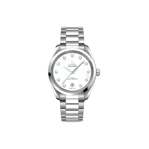 OMEGA Автоматический Механический Movement Женские AQUA TERRA 150 метров Часы 38 мм Белый