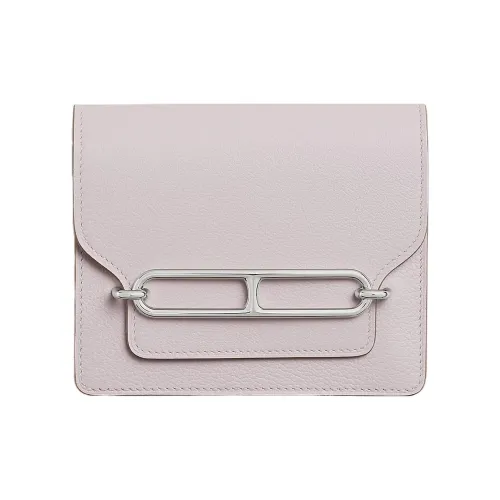 HERMES Roulis Evercolor Телячья кожа Свиной нос Клатч Кошелек Женские Фантастический фиолетовый