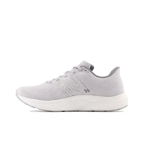 New Balance NB Fresh Foam X EVOZ v3 Low Топ Марафон Беговые кроссовки Мужской Серый Белый