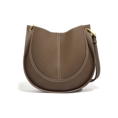 DEERE JACK Сумка Saddle из крупнозернистой текстуры коровьей кожи сумка через плечо большая женская многоцветная