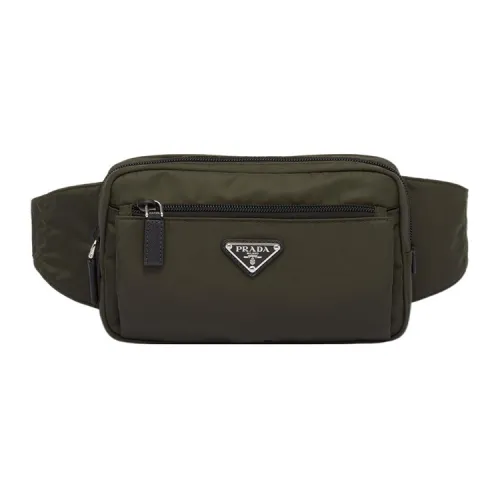 PRADA Кожа Бананка Мужская Мшисто-зеленый