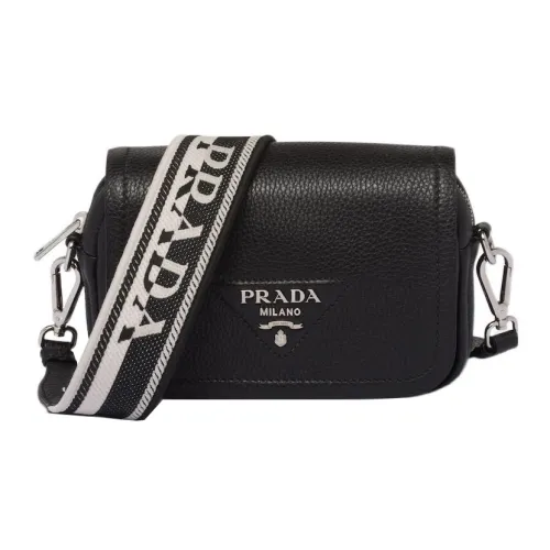 PRADA Сумка через плечо из кожи сумка на плечо женская черная