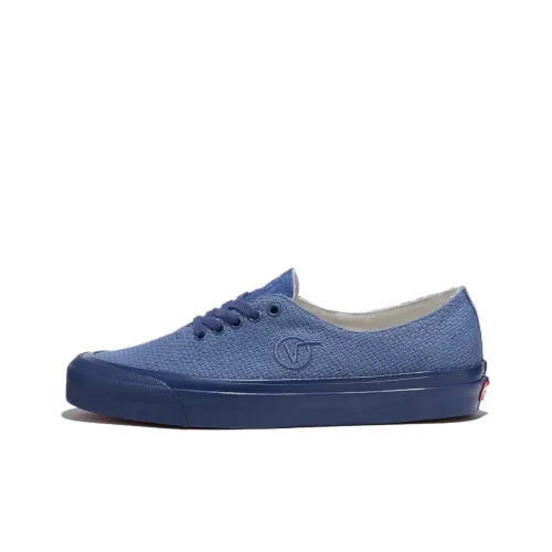 Vans Authentic One Piece Устойчивые к истиранию Низкие Кроссовки для скейтбординга Унисекс Синие