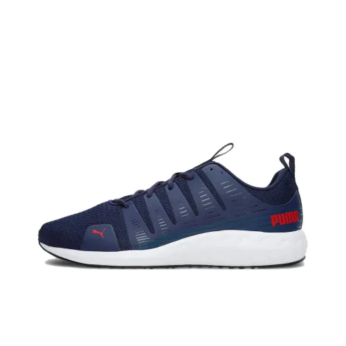 PUMA Shore Shock Absorbers Slip-resistant Abrasion-resistant Low Top Беговые кроссовки Мужские Синий Белый