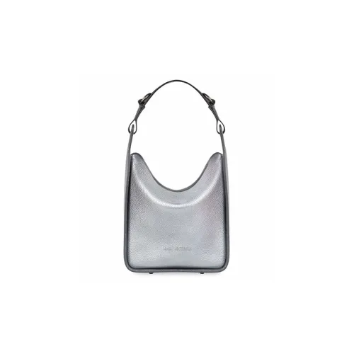 Balenciaga Tool 2,0 Телячья кожа Сумка через плечо Сумка Экстра Маленькая Мужская Серебряная