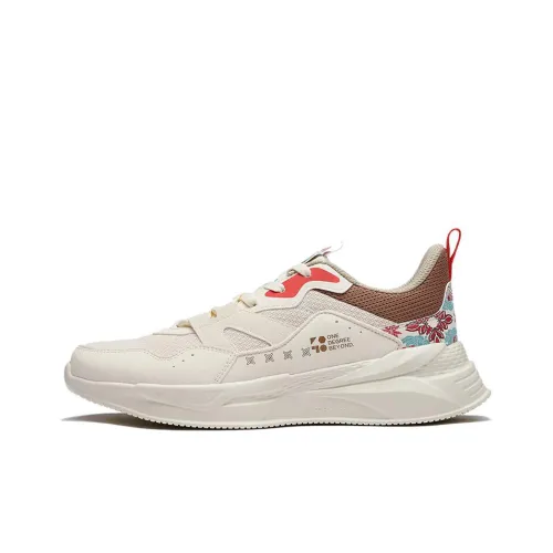 361° Амортизаторы Устойчивые к истиранию Низкий Топ Спортивная повседневная обувь Мужской Медный Никелевый сплав