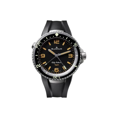 BLANCPAIN Автоматический Механический Часы Мужские FIFTY FATHOMS 47 мм Черные