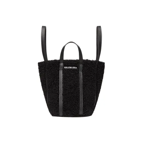 Balenciaga Повседневная Корова Кожа Портативная Сумка через плечо Сумка на плечо Женская Черная