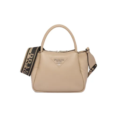 PRADA Кожа Сумка через плечо Сумка Маленькая Женская Песочного цвета