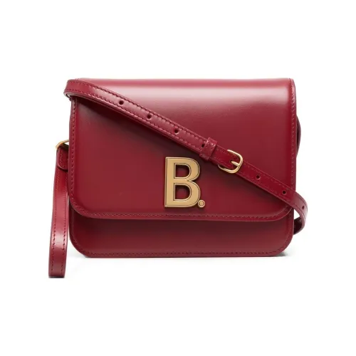 Balenciaga Телячья кожа Сумка через плечо Маленькая Женская Бургунди