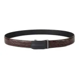 Металлическая застежка, коричневый принтер, ленты.