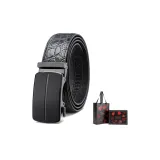 Металлическая пряжка, синий ремешок + премиум-бокс