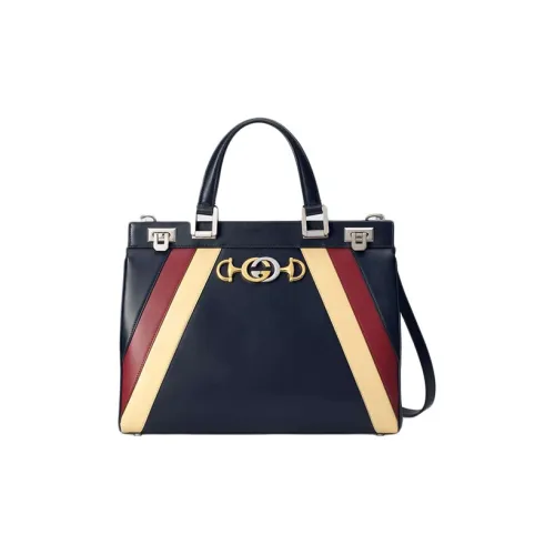 GUCCI Zumi Кожа Сумка через плечо Сумка Средний Женская Синяя