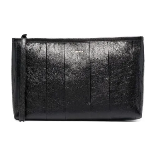 Balenciaga Barbes Кожа Клатч Женские Черный