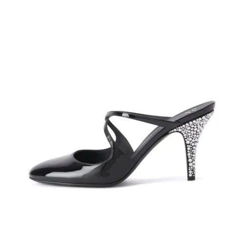 Giuseppe Zanotti GZ Стильные Сандалии 8,5 см Женские Черные