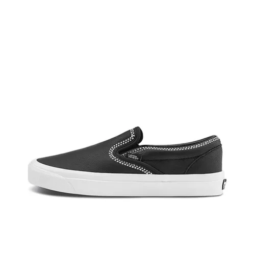 White Mountaineering x VANS Slip On CLASSICS 98 DX Low Skateboard Кроссовки Унисекс Черный Белый