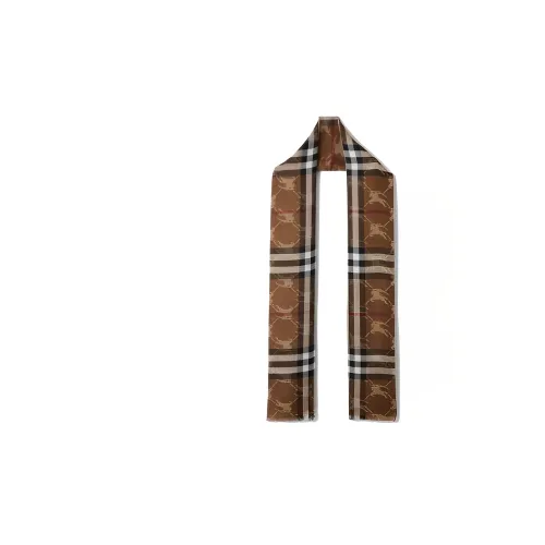 Вязаные шарфы Burberry хаки, мужской