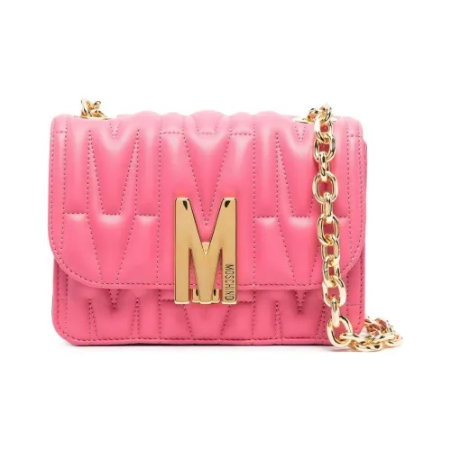 MOSCHINO Овчина Сумка через плечо Маленькая Женская Розовая