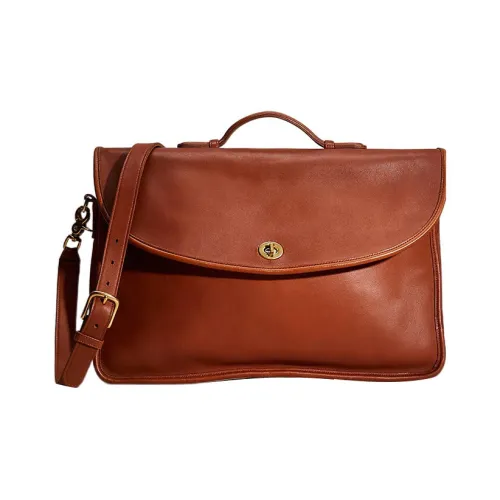 COACH LEXINGTON Кожа Сумка через плечо Сумка Большая Женская Коричневая