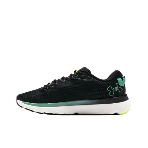 Under Armour HOVR Infinite Low Топ Повседневные Беговые Кроссовки Мужские Черные Зеленые