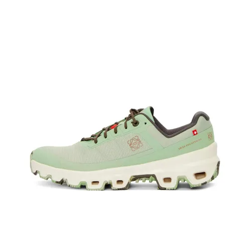 On x LOEWE Амортизация Низкий Топ Спортивная Повседневная Обувь Женская Светло-Зеленая