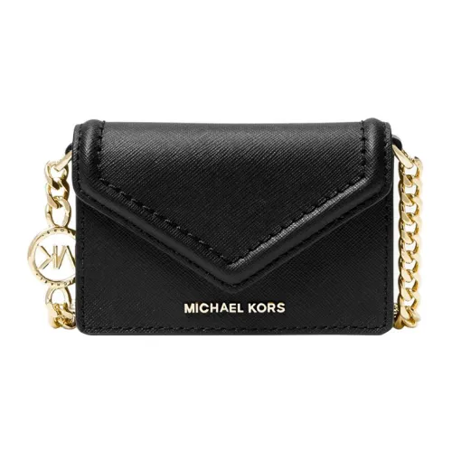 MICHAEL KORS Jet Set Saffiano кожа через плечо сумка маленькая женская черная