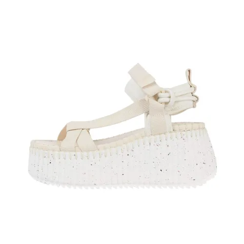 Chloe Nama Стильные Сандалии Женские Экрю