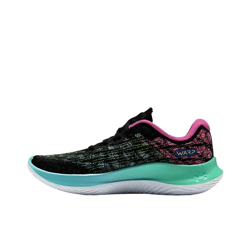 Under Armour Flow Velociti Wind 2 Low Топ Беговые кроссовки Женские Черный Зеленый