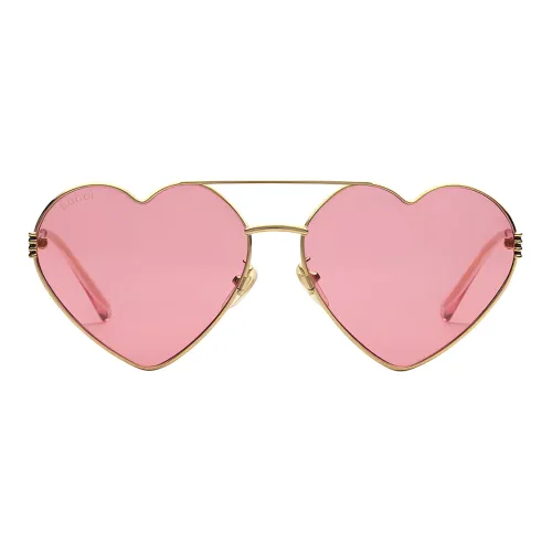 GUCCI Frame Series Солнцезащитные очки Розовые Женские