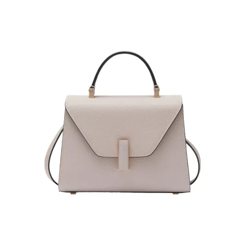 Valextra Millepunte Телячья кожа с кожаными вставками Сумка через плечо Сумка Женская Нюдово-розовая