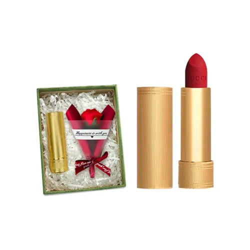 GUCCI Наклоненный Золотой Тон Помада в Тубе Матовая Легко Смесь