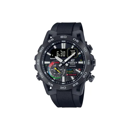 CASIO Кварцевый механизм Мужские часы EDIFICE 52,4мм*48мм*12,7мм Многоцветные