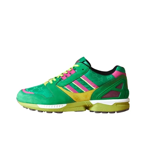 Adidas Originals x GUCCI Низкий топ Спортивная повседневная обувь Мужской Зеленый